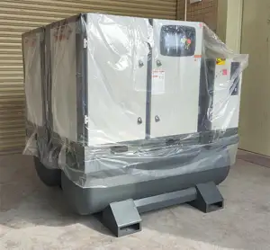 300 500 liter kompresor de ar 7.5kw-22 kw compresor de aire sekrup kompresor udara untuk semprot melukis mesin jahit industri