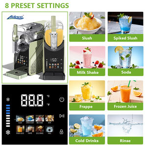 Yeni N2J1-01 Taşınabilir Mini Paslanmaz Çelik Slush Makinesi 2L Kompakt Dondurma Slush Yapıcı Hızlı Soğutma Düşük Gürültülü Meyve Yoğurt - Product Image 4