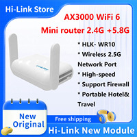 Nuevo HLK- WR10 Mini enrutador hogar de alta velocidad Gigabit AX3000 WiFi6 inalámbrico 2,5G puerto de red 2.4G5.8G soporte de doble banda Firewall