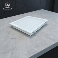 Dernière génération de panneau lumineux LED pour plafond 60x60 IP65, panneau lumineux LED étanche 600x600, lampe encastrée plate