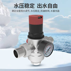 Vanne de régulation de pression en acier inoxydable exclusive transfrontalière, pré-filtre réglable avec fonction anti-fuite - Product Image 4