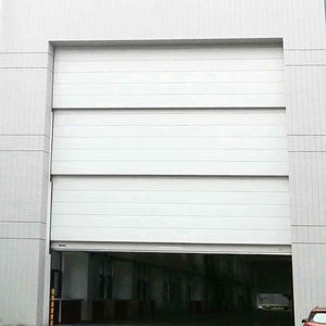Vente chaude Portes élévatrices verticales automatiques sectionnelles <span class=keywords><strong>Porte</strong></span> <span class=keywords><strong>de</strong></span> <span class=keywords><strong>garage</strong></span> industrielle <span class=keywords><strong>sectionnelle</strong></span> coulissante avec panneau isolé - Product Image 3