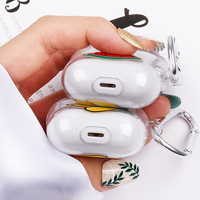 Untuk 1 2 3 Case Hook Penyimpanan Headset Kustom Transparan Kartun TPU Tahan Air Anti-Jatuh Ramah Lingkungan Kustomisasi