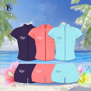 <span class=keywords><strong>Completo</strong></span> Set Estivo 2026 da <span class=keywords><strong>Donna</strong></span>: Abbigliamento Streetwear Personalizzato, Set da Allenamento con Giacca Raglan a Maniche Corte con Zip <span class=keywords><strong>e</strong></span> <span class=keywords><strong>Pantaloncini</strong></span> (2 Pezzi) - Product Image 1