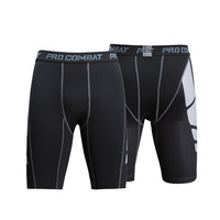 Pantalons de compression sportifs pour hommes, shorts de course et de basketball imprimés, respirants, élastiques, à séchage rapide, leggings de base