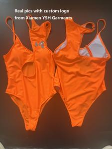 2025 뜨거운 판매 도매 비치웨어 섹시한 여자 의류 뜨거운 끈 팬티 비키니 원피스 중공 수영복 - Product Image 4