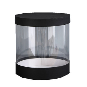 Dolce Rotondo Contenitore di PVC trasparente fiorista fiore di imballaggio contenitore di regalo di nozze decorazione del partito - Product Image 5