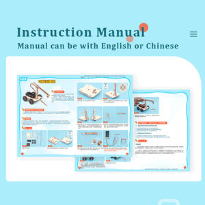 子供用ミニクレーン玩具工場卸売自己組み立て木製電磁リフター車モデルステム教育キット - Product Image 6