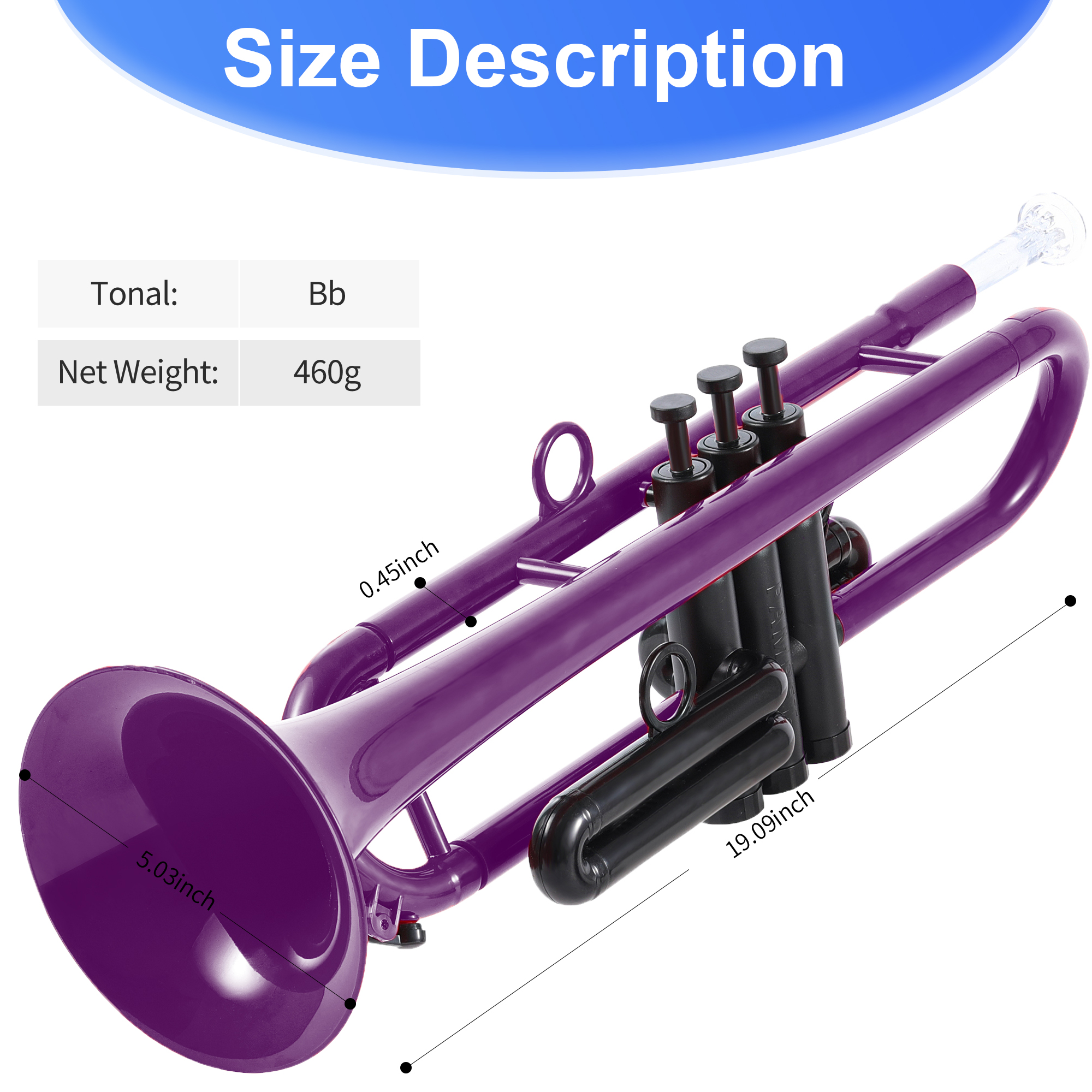 plastic trumpet