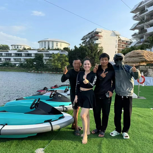 Havospark Agua Mini Pequeño Yate Catamarán Velocidad Rc Barcos E-Boat Karting Pedal Barco Eléctrico - Product Image 1