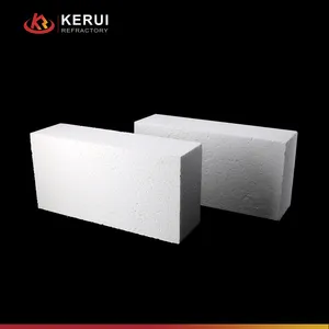 KERUI poids léger peut être utilisé à 1700 degrés briques réfractaires isolantes à faible densité haute alumine briques à bulles