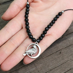 Cute Bird necklace Pendant Ethnic Jewelry, Black Onyx Jewelry, Charming Bird For Girl,, A <strong>Lovely</strong> Bird Jewelry Gift For <strong>You</strong> - Product Image 4