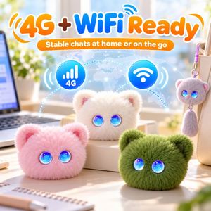 Peluche interactive intelligente Kawaii AI, compagnon parlant avec réponses émotionnelles, jouet tactile, gamme de cadeaux pour marché de gros - Product Image 2