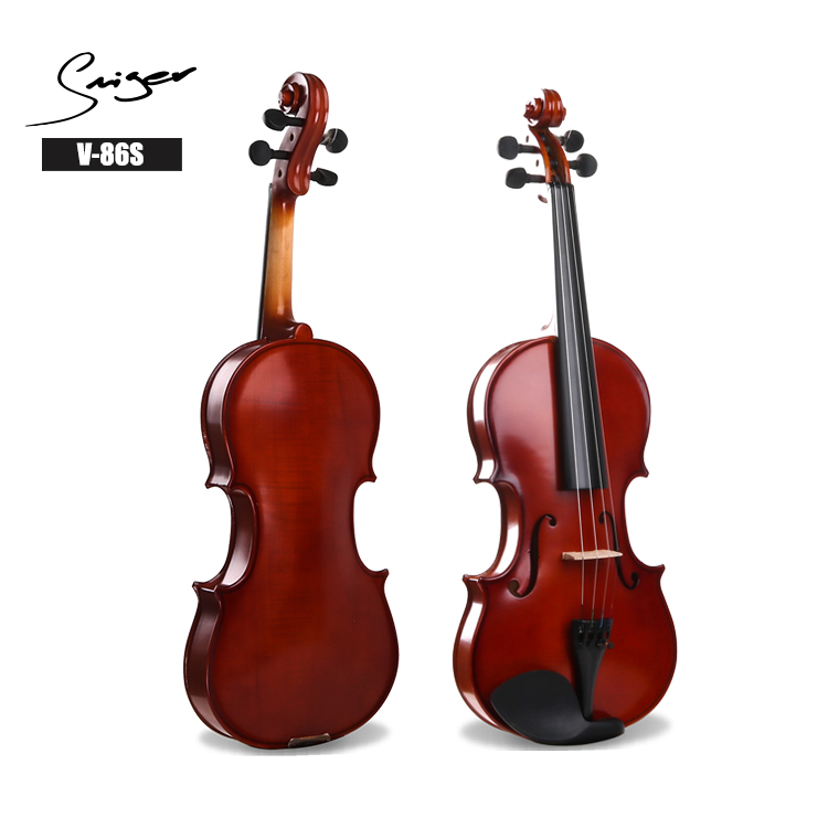 Trung Quốc Nhà máy chuyên nghiệp Violin Kit tất cả các kích thước tùy chỉnh dây nhạc cụ bộ rắn Top Violin