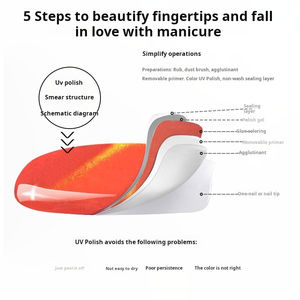 Kit de Vernis à Ongles en <span class=keywords><strong>Gel</strong></span> 7,5 ml Nouveau Style en Gros avec Ponceuse à Ongles Électrique, Kit de Manucure Vernis <span class=keywords><strong>Gel</strong></span> UV Soak-Off pour Femme - Product Image 5