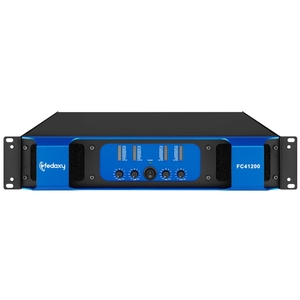 4 Channel 1200W Class H Metal Power <b>Amplifier</b> for Outdoor Performance-Fedaxy FC41200 - Product Image 2