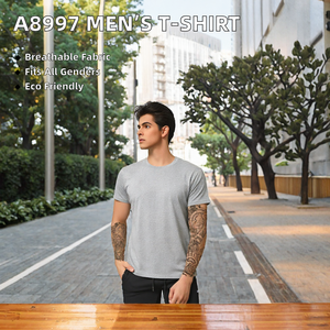 เสื้อยืดผู้ชายแขนสั้นคอกลมทรงปกติสวมใส่ได้ทุกวัน - Product Image 2