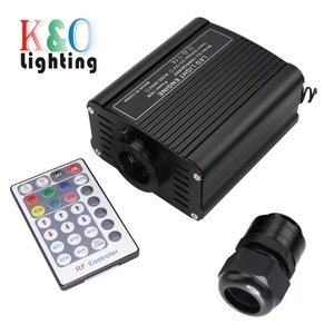 Kit d'éclairage LED RGBW 18W pour <span class=keywords><strong>plafond</strong></span> de <span class=keywords><strong>maison</strong></span>, effet ciel étoilé avec fibres optiques - Product Image 1