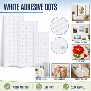 Pegamento de punto de pegamento Nano, puntos de pegamento, pegamento de globo, punto adhesivo extraíble, pegatinas de puntos adhesivos de doble cara para manualidades, decoración de bodas - Product Image 1