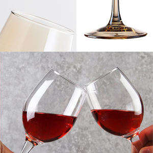Gobelet à vin en cristal de luxe rouge Bourgogne de haute qualité, design moderne en forme de flûte, style classique, transparent, 370 ml, restaurants, hôtels - Product Image 2