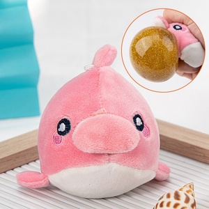 ของเล่นลูกบอลคลายเครียดสำหรับสัตว์เลี้ยงของเล่นคลายเครียดบีบอัดสำหรับสัตว์เลี้ยงทำจากผ้ากำมะหยี่ - Product Image 5