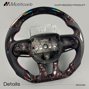Volante de fibra de carbono forjado a medida para Dodge Charger Challenger SRT Hellcat para Jeep Grand Cherokee Trackhawk 2014-2023 - Product Image 3