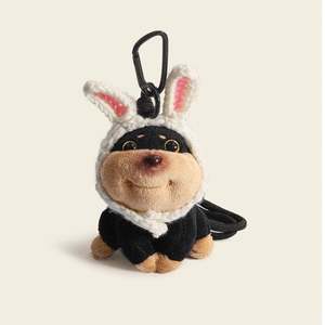 Llavero de Peluche Personalizado de Perro Abeja, Bonito y Estético, Colgante para Bolso de Mujer, Regalo Minimalista y Divertido para Ella, Decoración para Mochila, Bolso o Coche - Product Image 5