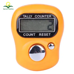 Finger Counters – 5 Doigt LED numérique avec compteur de doigts  électronique numérique main Tally Mini compteur manuel avec écran LCD  compteur de doigts pour prière musulmane Case 