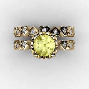 Heart Full Band <b>Stone</b> <b>Ring</b> for Women Elegant Stackable Fashion Finger Jewelry - Product Image 6