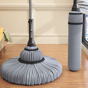 Wholesale Ultra-fine Fiber Water <b>Mop</b> 360 Rotation Self-twisting Telescopic Stainless Steel High Dehydration Foldable Long - Product Image 1