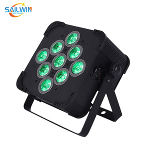 Sailwin nhà máy 9*18 Wát 6in1 <span class=keywords><strong>rgbaw</strong></span> + UV Battery Powered <span class=keywords><strong>LED</strong></span> phẳng mệnh ánh sáng cho sự kiện Đảng DJ chiếu sáng - Product Image 3
