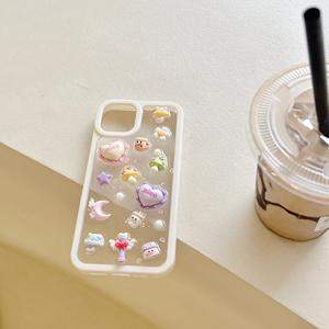 2024 mignon amour jouet goutte à goutte colle artisanat étui de téléphone dur pour <span class=keywords><strong>iPhone</strong></span> 12 13 14 15 Pro Max nouveaux accessoires de téléphone portable - Product Image 3