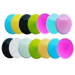 Brosse de lavage du <span class=keywords><strong>visage</strong></span> en <span class=keywords><strong>silicone</strong></span> petite avec ceinture <span class=keywords><strong>ventouse</strong></span> brosse de nettoyage en <span class=keywords><strong>silicone</strong></span> propre <span class=keywords><strong>visage</strong></span> corps brosse à saleté - Product Image 1