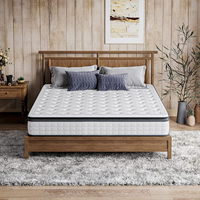 Matelas hybride orthopédique COSTFULL de haute qualité et durable, taille California King, 12 pouces, ressorts ensachés, écologique et respirant