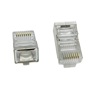 หัวต่อสายแลนแบบโมดูลาร์ S-miton SM328 RJ45 8P8C ชนิดมีชีลด์ STP FTP Cat6 สำหรับคอมพิวเตอร์ - Product Image 1