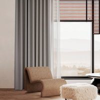Rideaux d'hôtel sans formaldéhyde antibactériens d'isolation phonique occultant améliorant la santé pour la chambre à coucher salon salle de réunion
