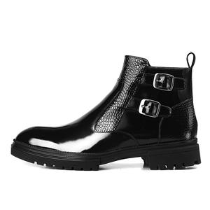 <span class=keywords><strong>Botas</strong></span> de cuero de vestir para <span class=keywords><strong>hombre</strong></span> con cierre de cordones Logotipo personalizado Pliegue sobre tamaño 38-48 Cuero de vaca artificial - Product Image 5