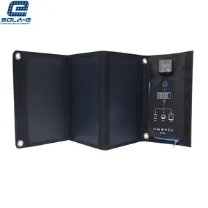 21w Portable Folding Solar Charging Foldable Sunpower Solar PV Panel 21W Dual USB Solar Charger panel for smartphone