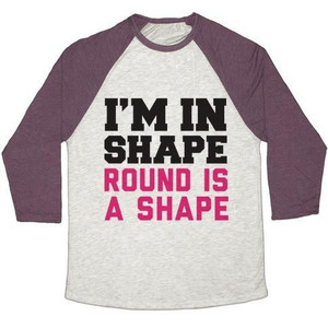 I'm in Shape Unisex Tri-Blend <b>Baseball</b> <b>Tee</b> - Product Image 5