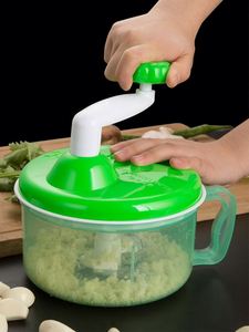 Multi-Functional Household Kitchen <b>Vegetable</b> <b>Cutter</b> Manual Meat Grasping Machine Garlic Stuffing Grasping Fruit <b>Vegetable</b> Tools - Product Image 4