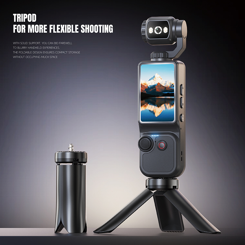 <strong>2026</strong> New Handheld <strong>Camera</strong> W2 4K HD <strong>Camera</strong> Dual 180&deg; Rotating Gimbal 2.0-Inch Large Screen Lightweight Body Stable Grip