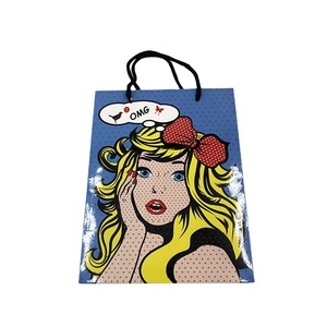 Wholesale Cheap Custom Design Shopping Paper Bags Coated Recycled Materials with Customized Logo - Product Image 1