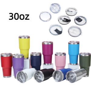 Gobelet isotherme <span class=keywords><strong>en</strong></span> acier inoxydable de 30 oz avec couvercle anti-fuite, tasse à café à double paroi pour les voyages <span class=keywords><strong>en</strong></span> voiture - Product Image 1
