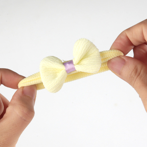 Tùy Chỉnh Thẻ Giấy Toddler Tóc Quan Hệ Phụ Kiện Bé Dễ Thương Hoa Bow Đàn Hồi Scrunchies Ponytail Chủ Sở Hữu Cho Cô Gái - Product Image 6