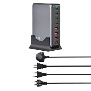 <span class=keywords><strong>Chargeur</strong></span> de bureau 200W, adaptateur multifonction GaN PD 200W, nouveau <span class=keywords><strong>chargeur</strong></span> transfrontalier <span class=keywords><strong>8</strong></span> ports 200W pour Samsung, <span class=keywords><strong>Apple</strong></span> <span class=keywords><strong>iPhone</strong></span>, Google - Product Image 1