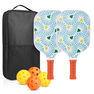 Meilleure vente de pagaie de pickleball légère pour adultes débutants de différentes couleurs avec un noyau en nid d'abeille en fibre de verre PP de 13 à 16mm d'épaisseur - Product Image 3