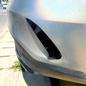 Mercedes-Benz GLE Coupe Rear Bumper Air Blade Piano Black Carbon Fiber Texture Exterior Modification 2015-2018 - Product Image 5