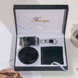 LORRIROSE 2026 New Arrival Men's Business Corporate Stainless Steel USB Flash Drive Wallet Sunglass <b>Gift</b> <b>Set</b> Trending Items - Product Image 3