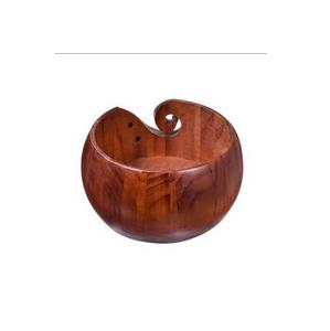 Cuenco de hilo hecho a mano soporte de tejer de Madera Suave Almacenamiento de hilo artesanal de ganchillo duradero para viajes de fabricante indio - Product Image 5