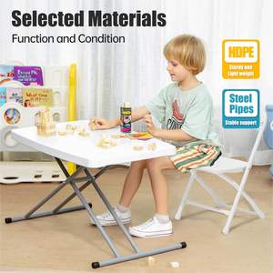 Mesa Plegable Ajustable de Piedra - 30x20 Pulgadas, 3 Ajustes de Altura, Ligera, Portátil, para Camping, Interior y Exterior - Product Image 4